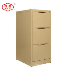 Factory customized office storage yellow metal filing drawer